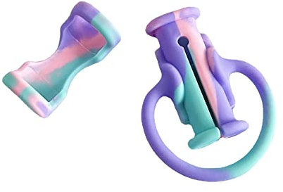 5pcs Data Cable Protector, 2 in 1 Silicone Cord Saver Cute Data Cable Winder Anti-Break Protective Cover,Mobile Phone Charger Data Cable Organizer(Random Color)