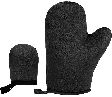 IUDWCG - 2 Pcs Guanti autoabbronzanti, guanti applicatori autoabbronzanti, guanti autoabbronzanti per viso e corpo, riutilizzabili, lavabili, per applicazione in spiaggia
