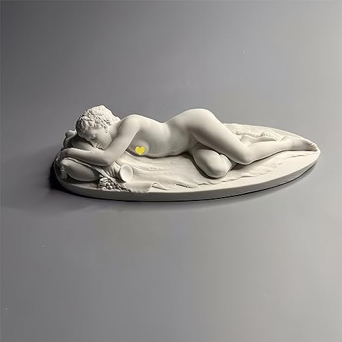 Statua greca della fanciulla romana mitologia ragazza ubriaca scultura in gesso statuetta per schizzo modello arte disegno artigianato ornamenti moderni decorazione domestica e collezione