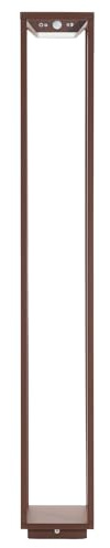 Zafferano, Home Solar Lampe, Kabellose Stehleuchte mit Solarpanel und Bewegungssensor, für den Außenbereich Geeignet, Dimmer, 3000 K, Höhe 100 cm, Farbe Corten