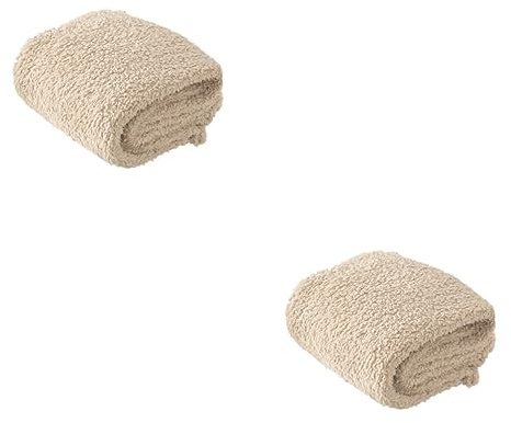 YARNOW 2stücke Kuschelige Haustierdecke Plüsch Beige Schlafmatte Für Hunde Und Katzen Und Leicht Für Zuhause Und Unterwegs