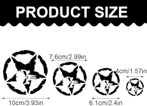 AEIOPRS 2 Pcs Autoaufkleber Totenschädel Aufkleber Set Motorrad Totenkopf Rund Skull Sticker Motocross Schädel Matt Schwarz