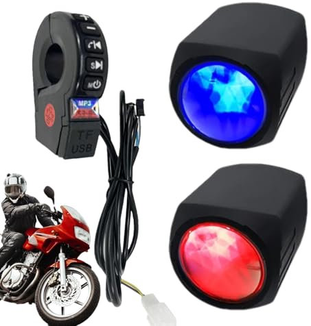 Altoparlanti per moto,stereo per moto,Altoparlanti per montaggio su manubrio del audio | Stereo per moto, amplificatore radio impermeabile, suono Hi-Fi per scooter moto