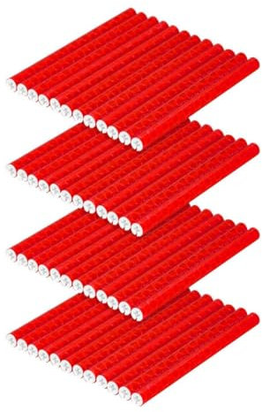 Weduspaty Bike Spoke Reflectors Bicycle Wheel Spoke Warnreflektor -Radfahren Reflexionsstreifen 48pcs Rot, Fahrrad Speichenreflektoren