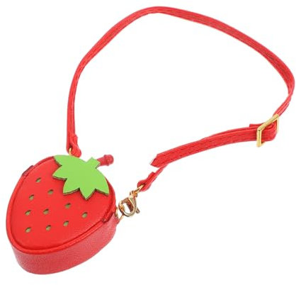 TOKIDNY Bolso De Fresa para Muñecas Accesorio De Moda para Bjd Bolso y Divertido para Niñas rol para Diversas Dimensiones De Muñecas