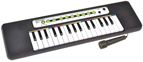 Bontempi | Tastiera Elettronica 32 Tasti con Microfono, 2 Suoni, 8 Ritmi, Funzione di Apprendimento
