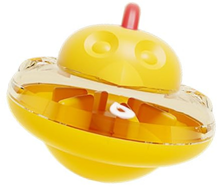 Uqezagpa Interaktiv Pet Wobbler Leckerli-Ball Katzen Hund Futterspender Spielzeug Puzzle Spielzeug für Haustiere von versch