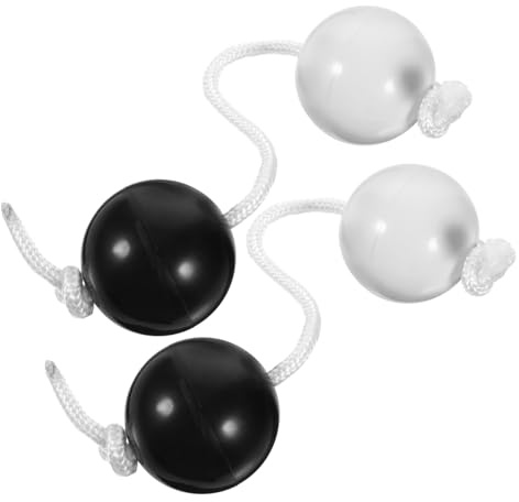 UKCOCO 2 Strumento Musicale Percussione Shaker Doppia Palla per Adulti Facile da Usare per Lezioni Feste e Ritrovi Regalo per Amanti della