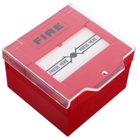 Zerodeko Pulsante Allarme Antincendio Manuale Resettable con Installazione Rapida Pulsante Emergenza e Risposta Immediata per Sicurezza