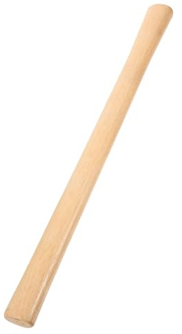 TOBBOMEY Ersatz Holzstiel Für Hacke 58cm Aus Hartholz Schaft Für Schreiner Gartenhandwerk Werkzeug Griff rutschfest Ergonomisch Langlebig