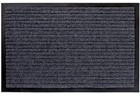 Spetebo Schmutzfangmatte Grau 60 cm x 90 cm | Fußmatte, Fußabtreter, Türmatte, Außen