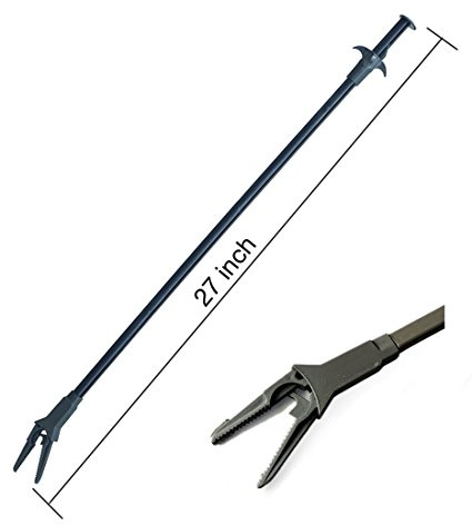 AquaticHI Akvarietänger 70 cm (27 tum), 100% rev säker, flera användningsområden för färska och saltvattensfisk, clip-växter, fläckmatad fisk och korall, håller händerna torra