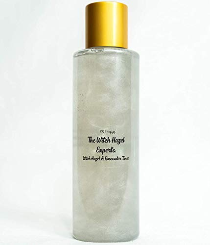 The Witch Hazel Experts | Tónico de Bruja Destilada Puro Hazel & Rosewater | Brillo y Brillo 150ml