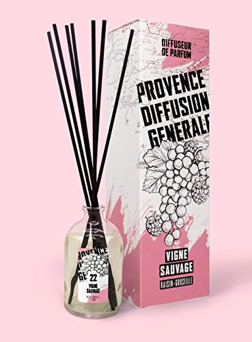 Diffuseur de parfum VIGNE SAUVAGE (Raisin, Groseille) 100ml