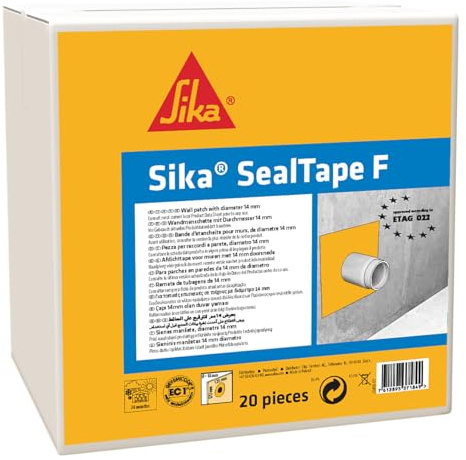SIKA - SealTape F Außeneck-Dichtungsband - Wasserdichtes Dichtungsband für Risse - Innen und Außen - Einfach zu installieren - Wasserdicht und wasserdicht