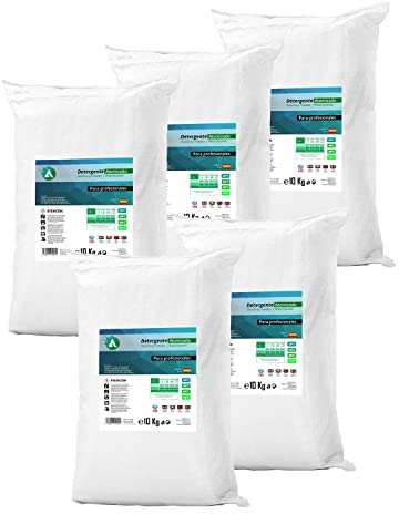 Lessive en poudre pour lave-linge 50 kg - format XXL pour lavage intensif du linge clair et foncé - détergent technique pour blanchisseries et hôtels - nettoyage textile - VITACAB ATOMISÉ