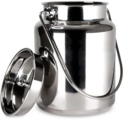 kaese-selber.de - Milchkanne Premium 1 Liter (Edelstahl)