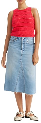Levi's Jupe décon HR A Line pour Femme, Secret Secret, 24W