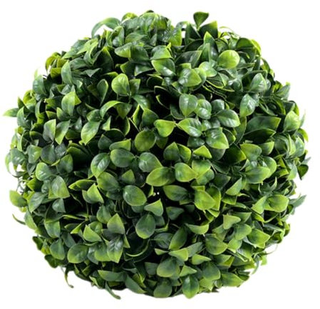 GARVALON Topiary Bälle Simulation Gras Künstliche Topiary für Im Freien Lebendige Gras Decke