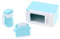 Vaguelly 1 Microwave Toys Kitchen Play Set Kids Pretend Play Electronic Oven Kids Cookware Set Cooking Utensils Great Learning Kitchen Toys for Girls Boys