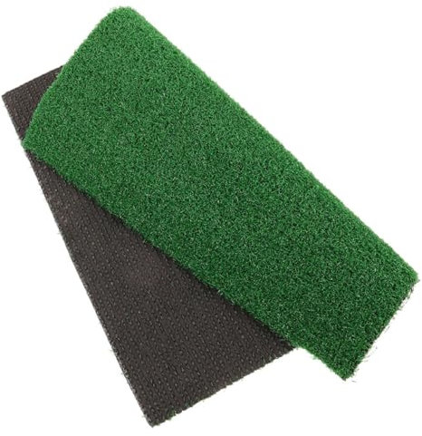 BELLIFFY Simulation Grass Turtle Basking Platform Reptile Ramp Terrace Aquarium Accessory Easy Assembly and Slope Pad
