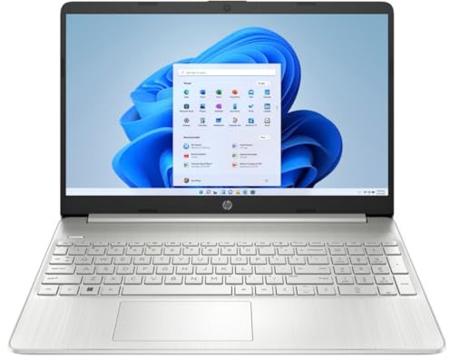 HP 15s-fq5510na 15.6 Laptop | Full HD Display | Intel Core i5-1235U | 8GB DDR4-3200MHz RAM | 256GB PCIe NVMe SSD | Windows 11 | Silver