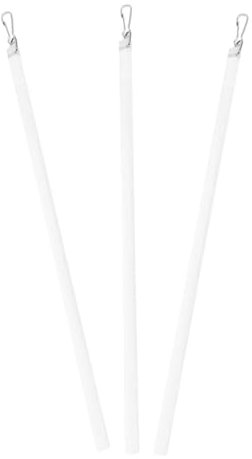 VINTORKY Gardinenstangenhaken 17-zoll-rollo-ersatz Vorhangzugstange Vertikaljalousien Einfach Zu Installieren 3er-set