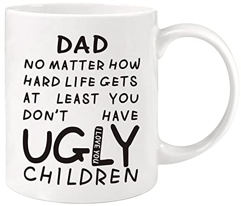 Fathers Day Funny Gifts,330ml Coffee Mug,Dad Birthday Gifts for Grandad | Microwave Safe Ceramic Mug,Fathers Day Presents for Grandad Husband Men from Daughter Son on Christmas Anniversary