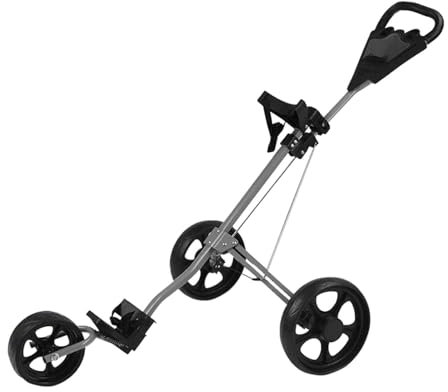 harayaa Golfwagen, Golf Push Trolley Aus Aluminiumlegierung, Schnell