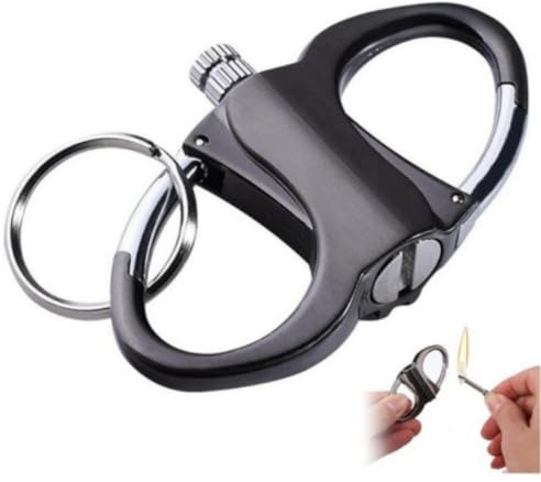 ASPUIC Keychain Light-er,Permanent Match Infinity Light-er,Waterproof Keychain Match Ligh-ter,Metal Key-chain,Unlimited Emergency Waterproof Matches for Camping and Outdoor Adventures