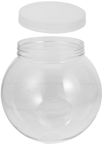 RORPOIR Kleines Kunststoff Aquarium Bruchsicheres Betta Fischglas mit 16,5 X 16,2cm Geeignet als Schreibtisch Deko für Kleine Wasserlebewesen