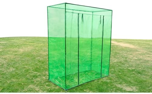 Ordellia Invernadero marco de acero PVC, túnel de lámina para jardín y balcón, invernadero 170 x 80 x 200 cm con puerta enrollable, protección UV y anticongelante para tomates, cultivo e invernada