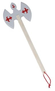 DISBACANAL Hacha medieval madera