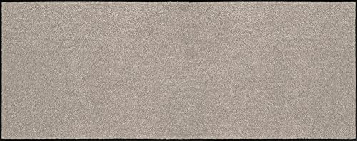 Erwin Müller Fußmatte Mainz, Schmutzfangmatte, Sauberlaufmatte uni sand Größe 80x200 cm - rutschfest, pflegeleicht, für Fußbodenheizung geeignet (weitere Farben, Größen)