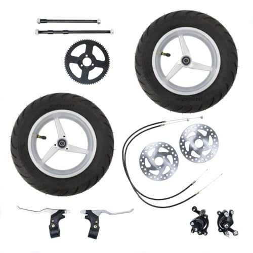 STI Set Gomma Ant+Post Minimoto Motard +cerchi+freni+dischi+leve+cavi Completo