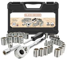 BLACK+DECKER Socket Set, 40-Piece (BDMT45001)