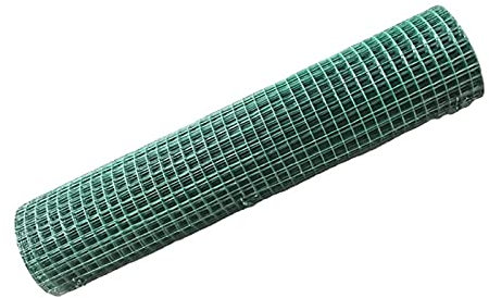 Bderkz 48inx100ft Grün Maschendraht Gartenzaunrolle PVC-beschichtet Dekoratives Stahlnetz mit Maschenlochabstand 2,4 Zoll X 2,4 Zoll für Garten Im Freien (Color : 6CM Hole X 3.3MM Thick-1.2X30M)