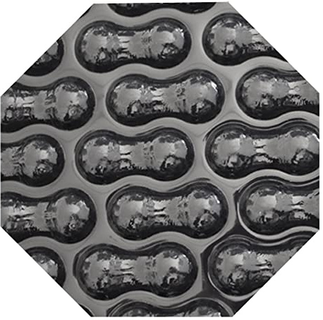 EVOLUTION® Solarplane EnergyGuard GeoBubble 500 µm – Solarfolie 350 cm für Achteck Holzpools, algenhemmende Poolabdeckung mit Wärmespeicherung