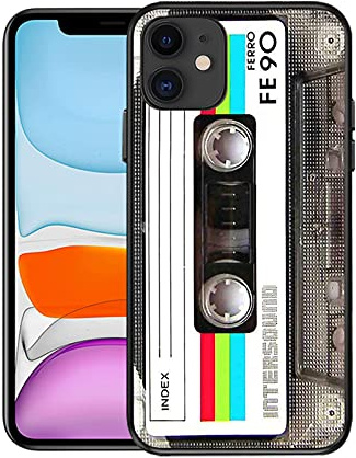 YJHWLF Für iPhone Hülle Silikon,Retro Fall Fürstoßfeste Coole Handyhülle Stoßstange Schwere Finish Schutzhülle, TPU weiche Gummi Silikonhülle, Handyhülle für Coole Frauen und Modische Männer. (13)