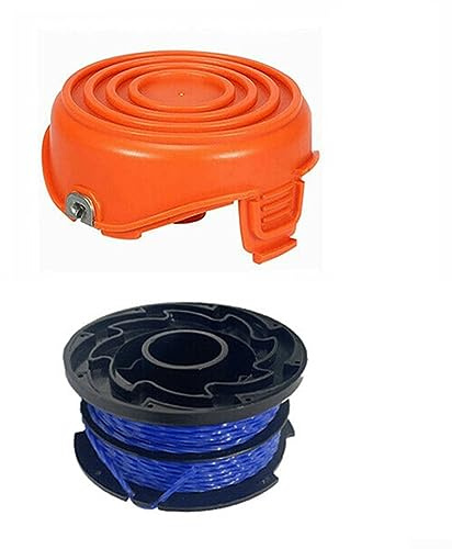 Grass Trimmer Spool Set, Trimmer Spool Cover Spool Line Parts Set for Black&Decker GL315 GL350 GL650, Auto Spools Replacement