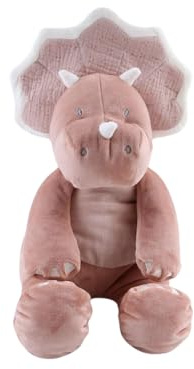 Noukie's - Schmusetuch für Kinder - Kleines Plüschtier Popsie – Kuscheltier aus Veloudoux - Kindgerechte Größe (25 cm)