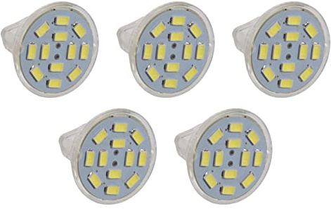 Speesy 5X 6W GU4(MR11) LED Spotlight MR11 12 SMD 5730 570 DC 12V, White
