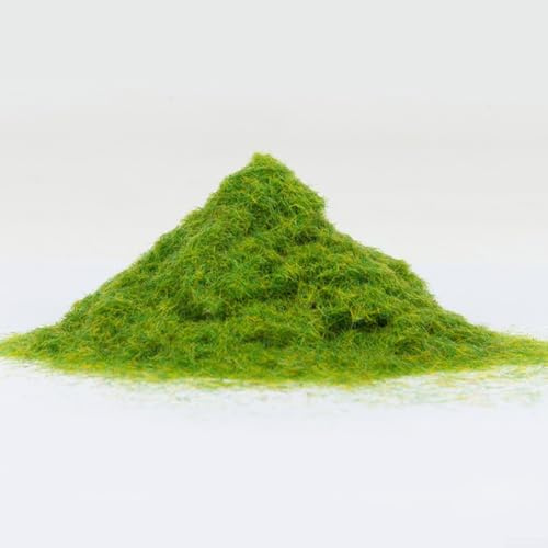 Model Railway Static Grass Green Foliage Nylon Powder For Layout Scenery Landscape Grassland Field Texture(30g)