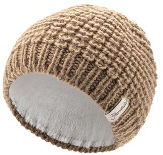 Sterntaler Strickmütze mit kleinen, angesetzten Öhrchen - Unisex Baby Beanie mit Futter aus Baumwollfleece