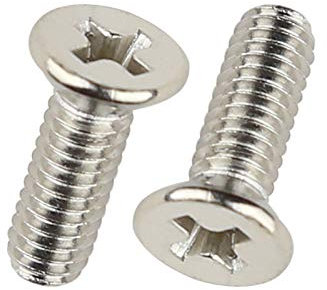 Hält Dinge fest 100 teile/los Senkkopf Maschine Schraube Stahl Nickel überzogen M1 M1.2 M1,6 M1,7 M2 M2.5 m2.6 m3 Geeignet für viele Einsatzorte(6mm,M1.6)