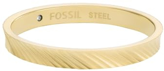 Fossil Bagues en acier inoxydable pour femmes