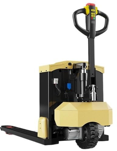 Cenz-888 Transpaleta Totalmente eléctrica con batería de Litio de Alta Resistencia Mini transpaleta Walkie Capacidad de 6600 Libras Horquillas de 46 x 27 Mango multifunción