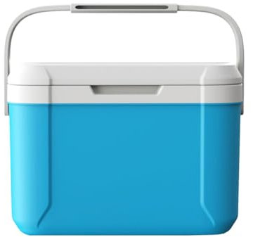 Picknick-Kühlbox,Kleine kühlbox Hartschalen Isolierbox - Kühltasche hält den Inhalt 48 Stunden lang kühl - BPA-freie Thermobox - tragbare Kühltruhe für Picknicks, Grill, Campin (Blau)