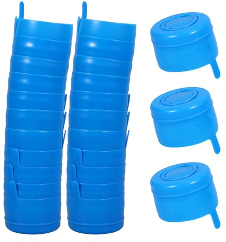 Homoyoyo 25 Piezas Tapones para Botellas De Agua De 5 Galones - Tapones Antiderrame De Repuesto para Dispensadores De Agua En Hogar y Oficina - Tapas De Botellas De Agua De 25