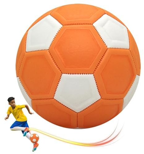 Ceeyoll Pallone da calcio con curve ed effetti, pallone da calcio con curve ed effetti, palla da calcio per bambini, 22 cm, palla da calcio curva in gomma EVA, regalo per bambini e ragazze, giochi